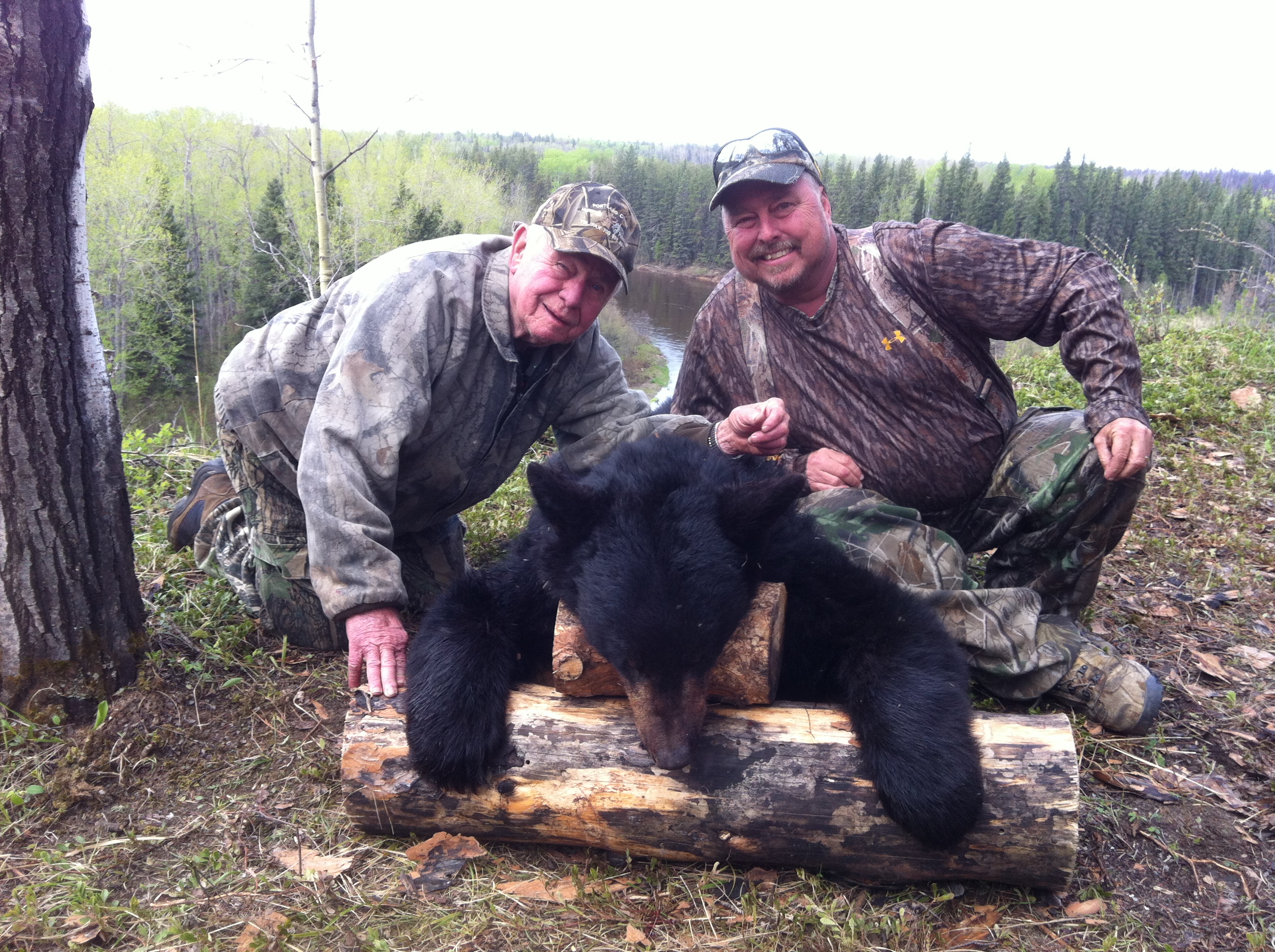 Alberta Canada Black Bear Hunting River Camp Wilderness Black Bear Hunts Alberta Canada Trophy